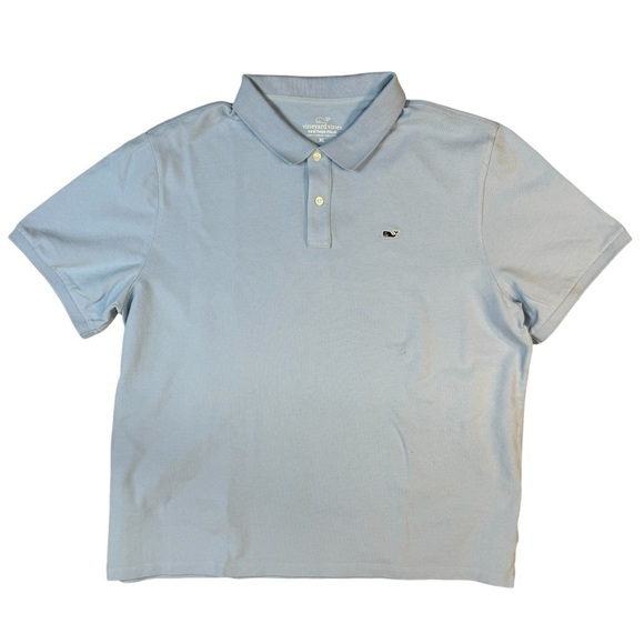 Vineyard Vines Other - Vineyard Vines Heritage Polo Cotton Lighter Blue Mens Size XL